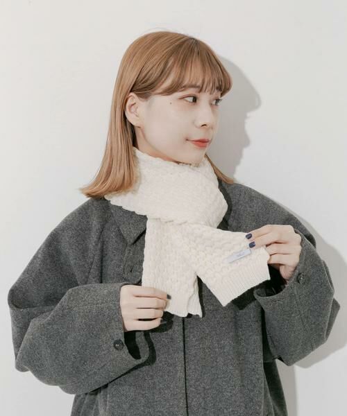 SMELLY / スメリー マフラー・ショール・スヌード・ストール | ポコポコマフラー | 詳細13