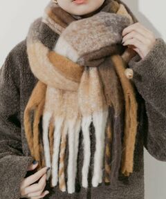 SMELLY / スメリー マフラー・ショール・スヌード・ストール | ボリュームチェックマフラー