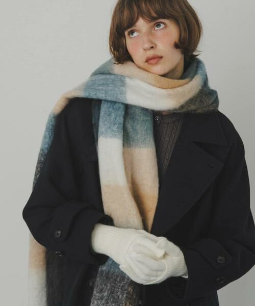 SMELLY / スメリー マフラー・ショール・スヌード・ストール | ボリュームチェックマフラー | 詳細9