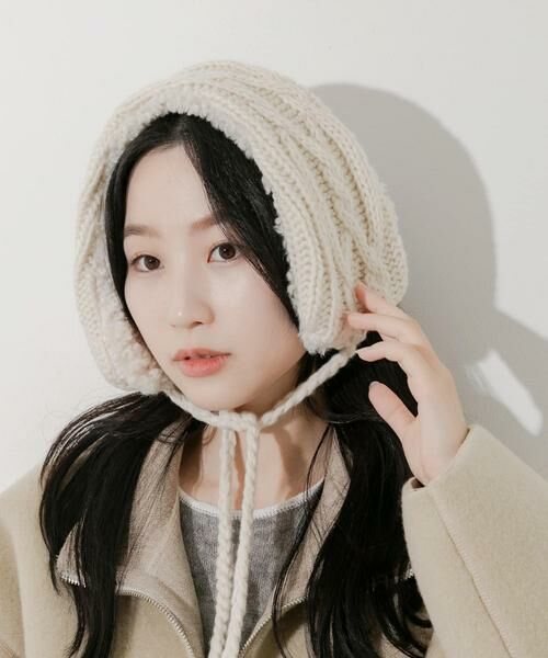 SMELLY / スメリー ネックウォーマー・イヤーマフ | ケーブルコンビイヤーマフ | 詳細5