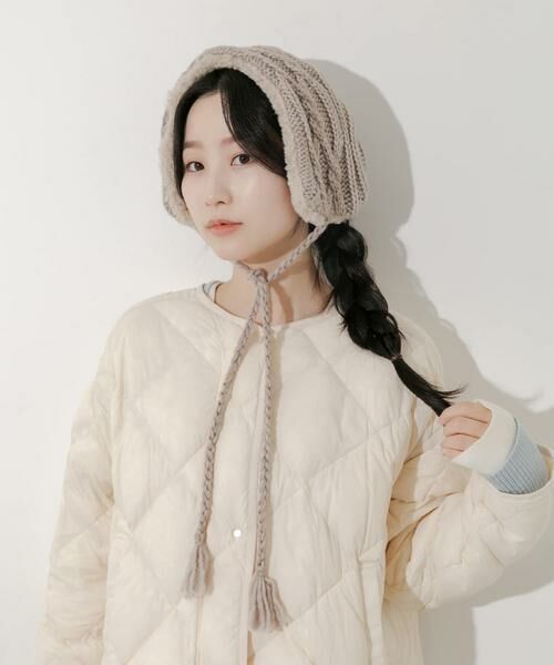 SMELLY / スメリー ネックウォーマー・イヤーマフ | ケーブルコンビイヤーマフ | 詳細15