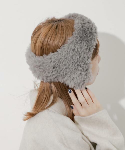 SMELLY / スメリー カチューシャ・カチューム・その他 | ファーフラップヘアバンド | 詳細3