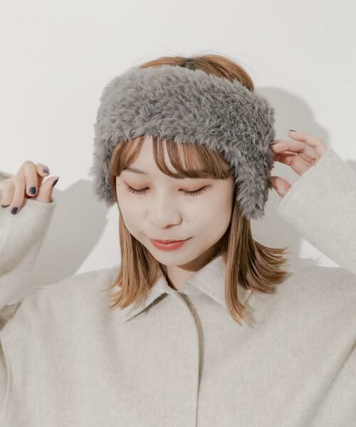 SMELLY / スメリー カチューシャ・カチューム・その他 | ファーフラップヘアバンド | 詳細5