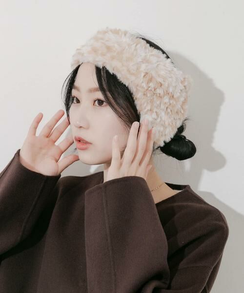 SMELLY / スメリー カチューシャ・カチューム・その他 | ファーフラップヘアバンド | 詳細15