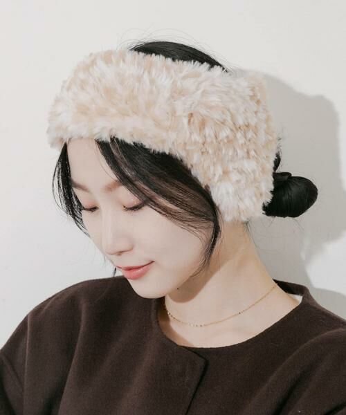 SMELLY / スメリー カチューシャ・カチューム・その他 | ファーフラップヘアバンド | 詳細16