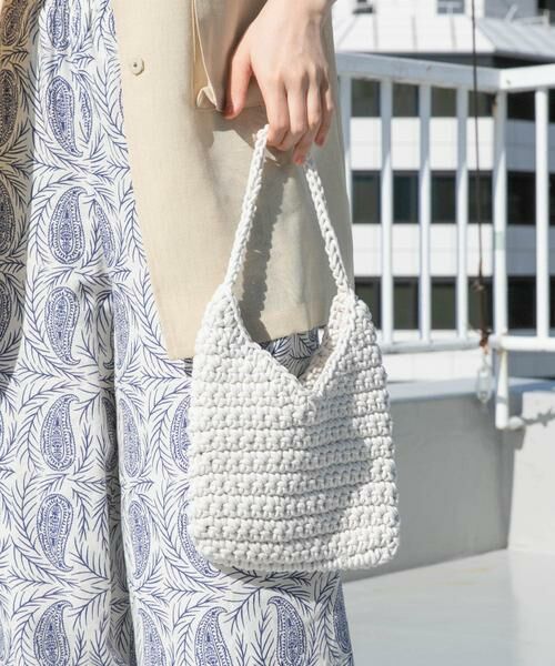 SMELLY / スメリー ハンドバッグ | クロシェミニトート | 詳細1