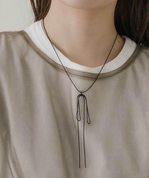 SMELLY / スメリー ネックレス・ペンダント・チョーカー | チェーンリボンスライドチョーカー | 詳細2