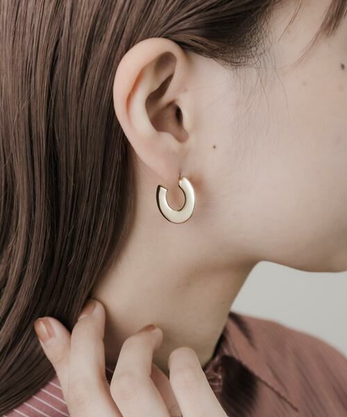 SMELLY / スメリー ピアス・イヤリング | スィンフープピアス | 詳細3