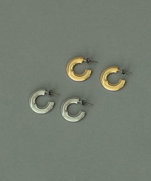 SMELLY / スメリー ピアス・イヤリング | スィンフープピアス | 詳細5