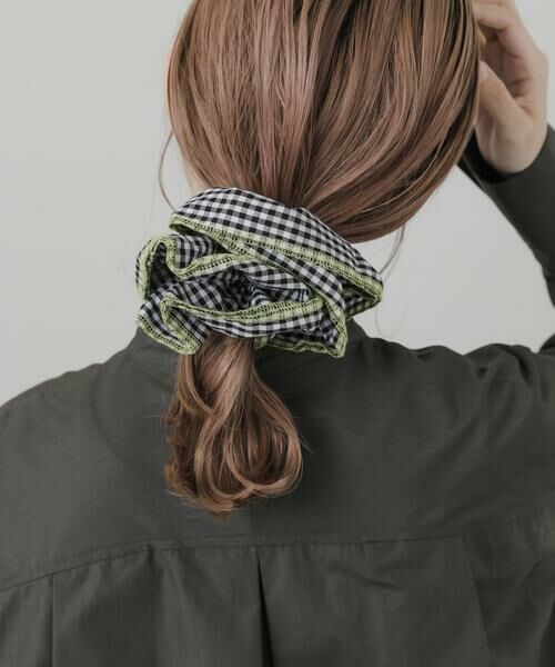 SMELLY / スメリー ヘアゴム・シュシュ | ギンガムチェックボリュームシュシュ | 詳細9