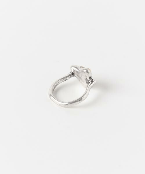 SMELLY / スメリー リング | ヴィンテージチックメタルハートリング | 詳細6