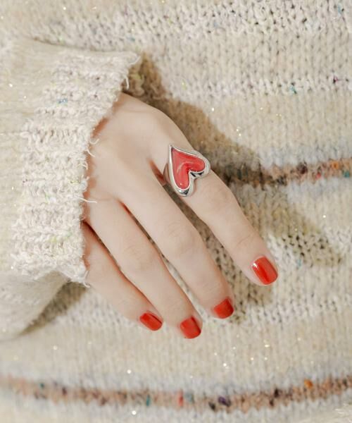 SMELLY / スメリー リング | ビッグハートリング | 詳細1