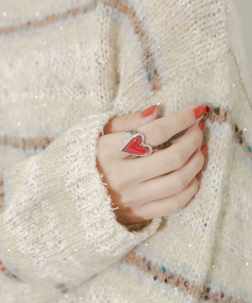 SMELLY / スメリー リング | ビッグハートリング | 詳細3