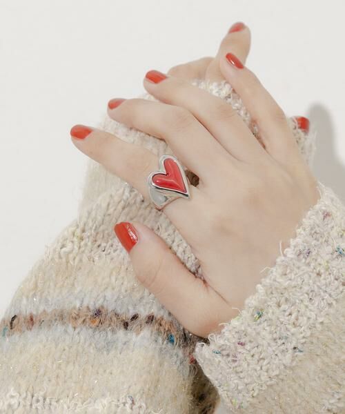 SMELLY / スメリー リング | ビッグハートリング（シルバー系その他）