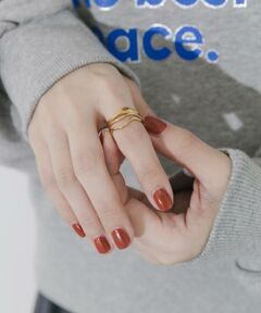 SMELLY / スメリー リング | ステンレスニュアンスウェーブリング