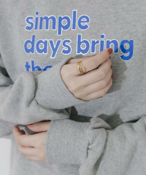 SMELLY / スメリー リング | ステンレスニュアンスウェーブリング | 詳細1