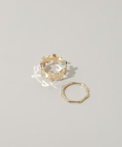 SMELLY / スメリー リング | メタルフラワー2セットリング