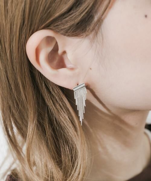 SMELLY / スメリー ピアス・イヤリング | メタルフリンジピアス | 詳細2