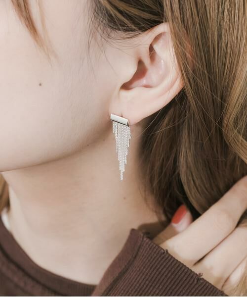 SMELLY / スメリー ピアス・イヤリング | メタルフリンジピアス | 詳細3