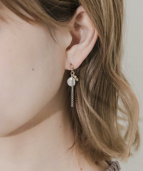 SMELLY / スメリー ピアス・イヤリング | スターチャームチェーンピアス | 詳細5