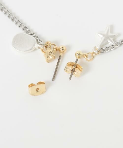 SMELLY / スメリー ピアス・イヤリング | スターチャームチェーンピアス | 詳細7