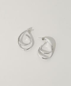 SMELLY / スメリー ピアス・イヤリング | ニュアンスメタルレイヤードフープピアス