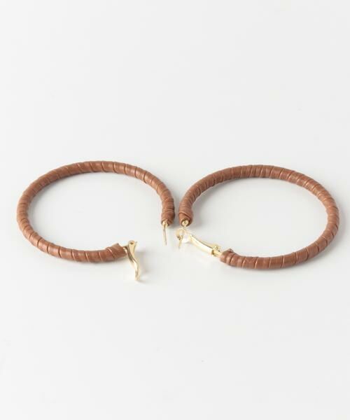 SMELLY / スメリー ピアス・イヤリング | コードラップビッグフープピアス | 詳細5