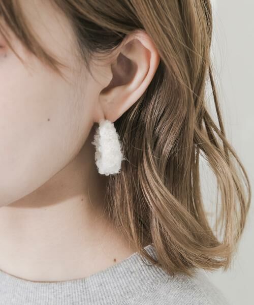 SMELLY / スメリー ピアス・イヤリング | モコモコフープピアス | 詳細4