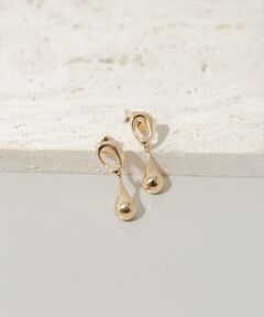 SMELLY / スメリー ピアス・イヤリング | ニュアンスメタルサークルドロップピアス