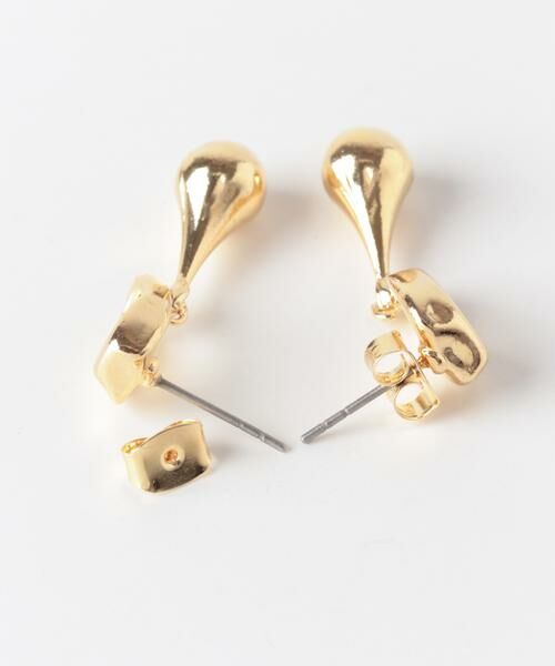 SMELLY / スメリー ピアス・イヤリング | ニュアンスメタルサークルドロップピアス | 詳細7