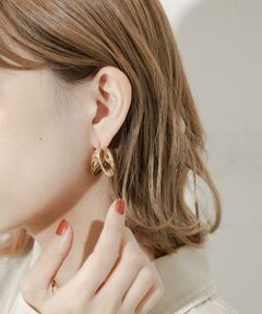 SMELLY / スメリー ピアス・イヤリング | メタルボリュームエッジフープピアス