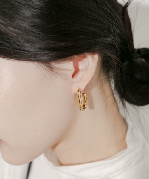 SMELLY / スメリー ピアス・イヤリング | ステンレスカーブラインピアス | 詳細3