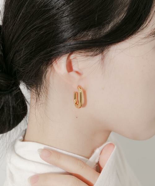 SMELLY / スメリー ピアス・イヤリング | ステンレスカーブラインピアス | 詳細4