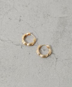 SMELLY / スメリー ピアス・イヤリング | メタルラインデザインフープワンタッチピアス