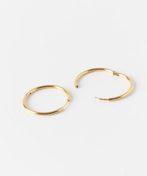 SMELLY / スメリー ピアス・イヤリング | ステンレスフープピアス20mm | 詳細7