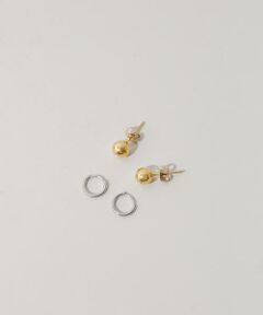 SMELLY / スメリー ピアス・イヤリング | ステンレスミニフープセットピアス