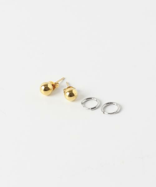 SMELLY / スメリー ピアス・イヤリング | ステンレスミニフープセットピアス | 詳細9
