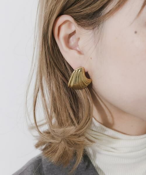 SMELLY / スメリー ピアス・イヤリング | ステンレスシェルモチーフピアス | 詳細1