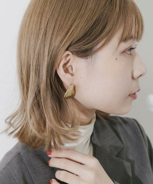 SMELLY / スメリー ピアス・イヤリング | ステンレスシェルモチーフピアス | 詳細5