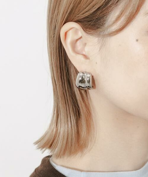 SMELLY / スメリー ピアス・イヤリング | ステンレスニュアンスワイドピアス | 詳細1