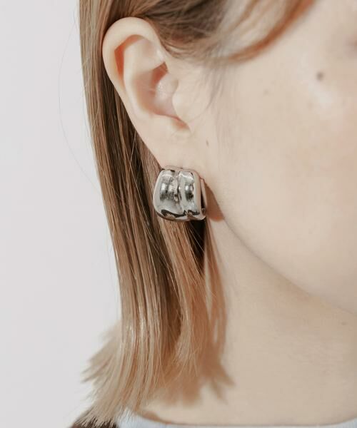 SMELLY / スメリー ピアス・イヤリング | ステンレスニュアンスワイドピアス | 詳細3