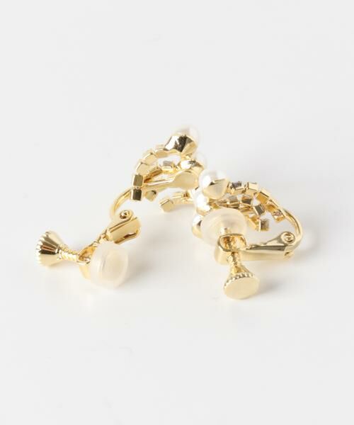 SMELLY / スメリー ピアス・イヤリング | パールビジューフリンジイヤリング | 詳細5