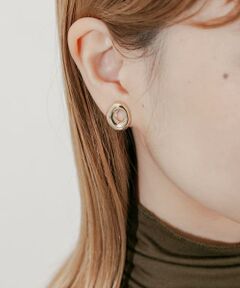 SMELLY / スメリー ピアス・イヤリング | ニュアンスメタルサークルイヤリング