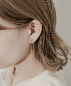 SMELLY / スメリー ピアス・イヤリング | ビジューロングチェーンイヤリング