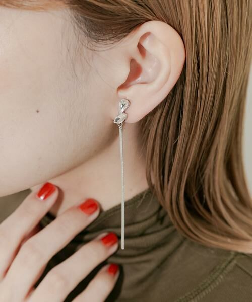 SMELLY / スメリー ピアス・イヤリング | ビジューチェーンイヤリング | 詳細1