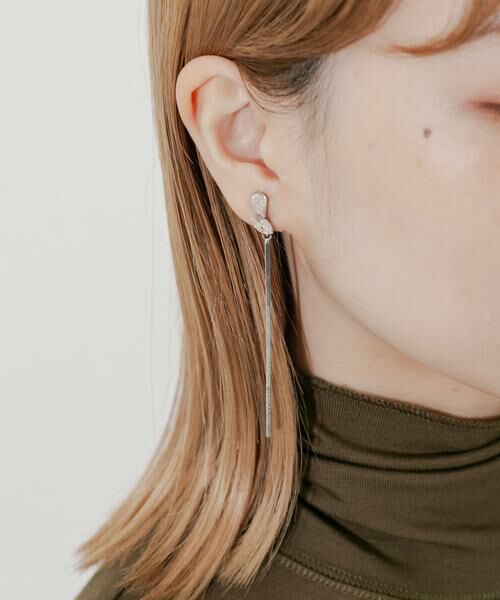 SMELLY / スメリー ピアス・イヤリング | ビジューチェーンイヤリング | 詳細4