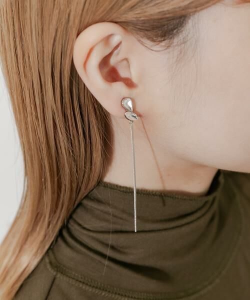 SMELLY / スメリー ピアス・イヤリング | ビジューチェーンイヤリング | 詳細5