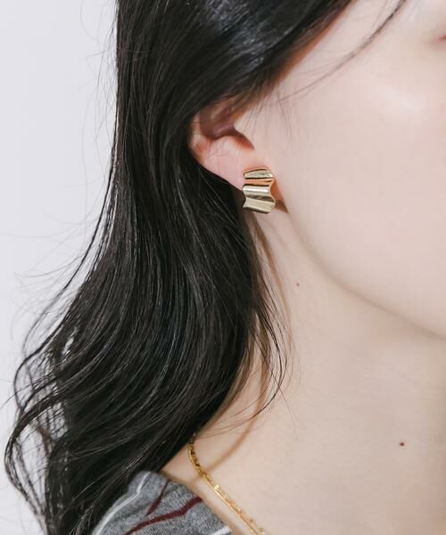 SMELLY / スメリー ピアス・イヤリング | フリルデザインフープイヤリング | 詳細5