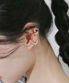 SMELLY / スメリー ピアス・イヤリング | プランプメタル2セットイヤカフ