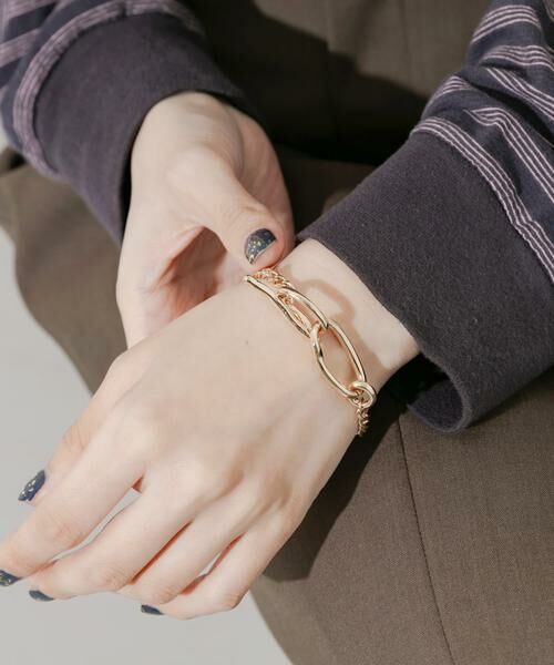 SMELLY / スメリー ブレスレット・バングル | ニュアンスオーバルチェーンマンテルブレスレット | 詳細3